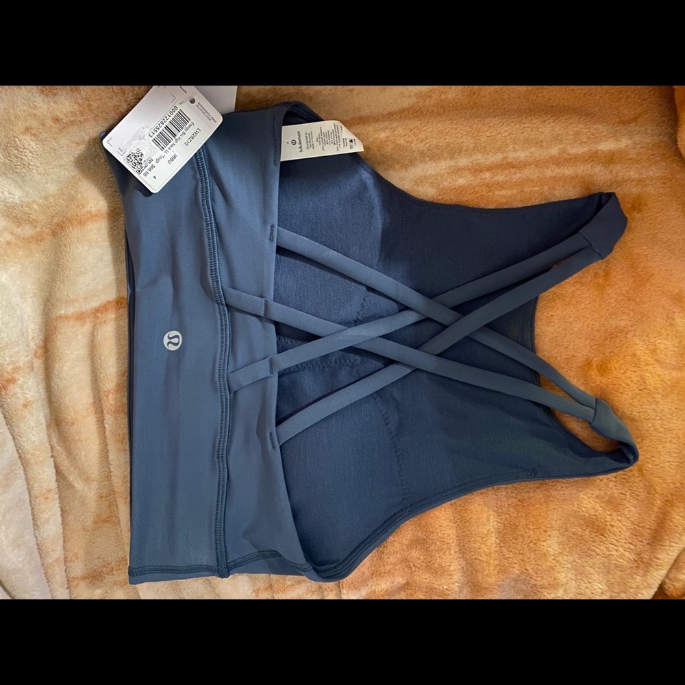 Lululemon Iron blue energy bra